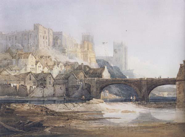 Samuel Prout Part of Durham Bridge (mk47) Spain oil painting art